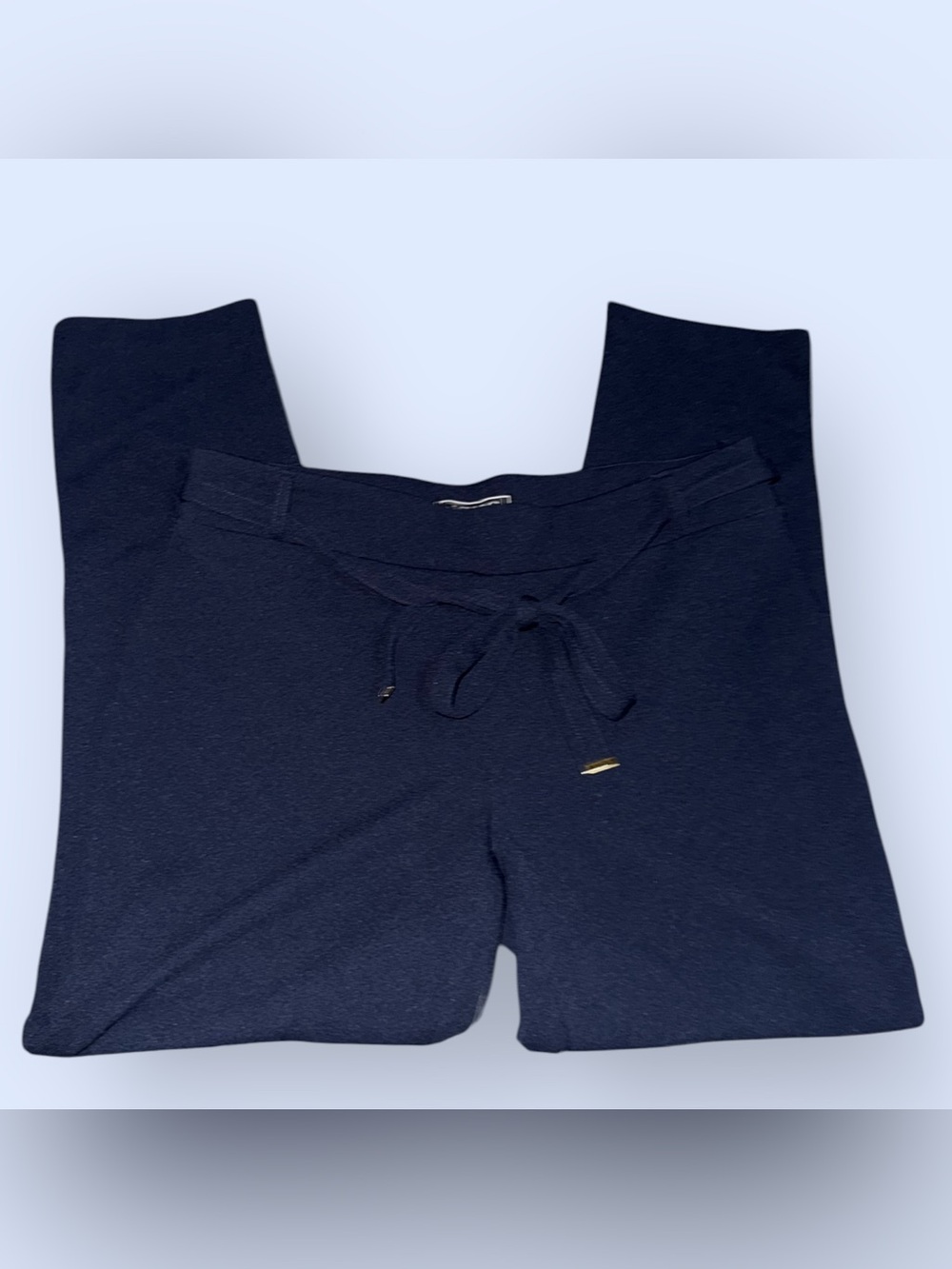 Navy Straight Leg Business Casual Pants